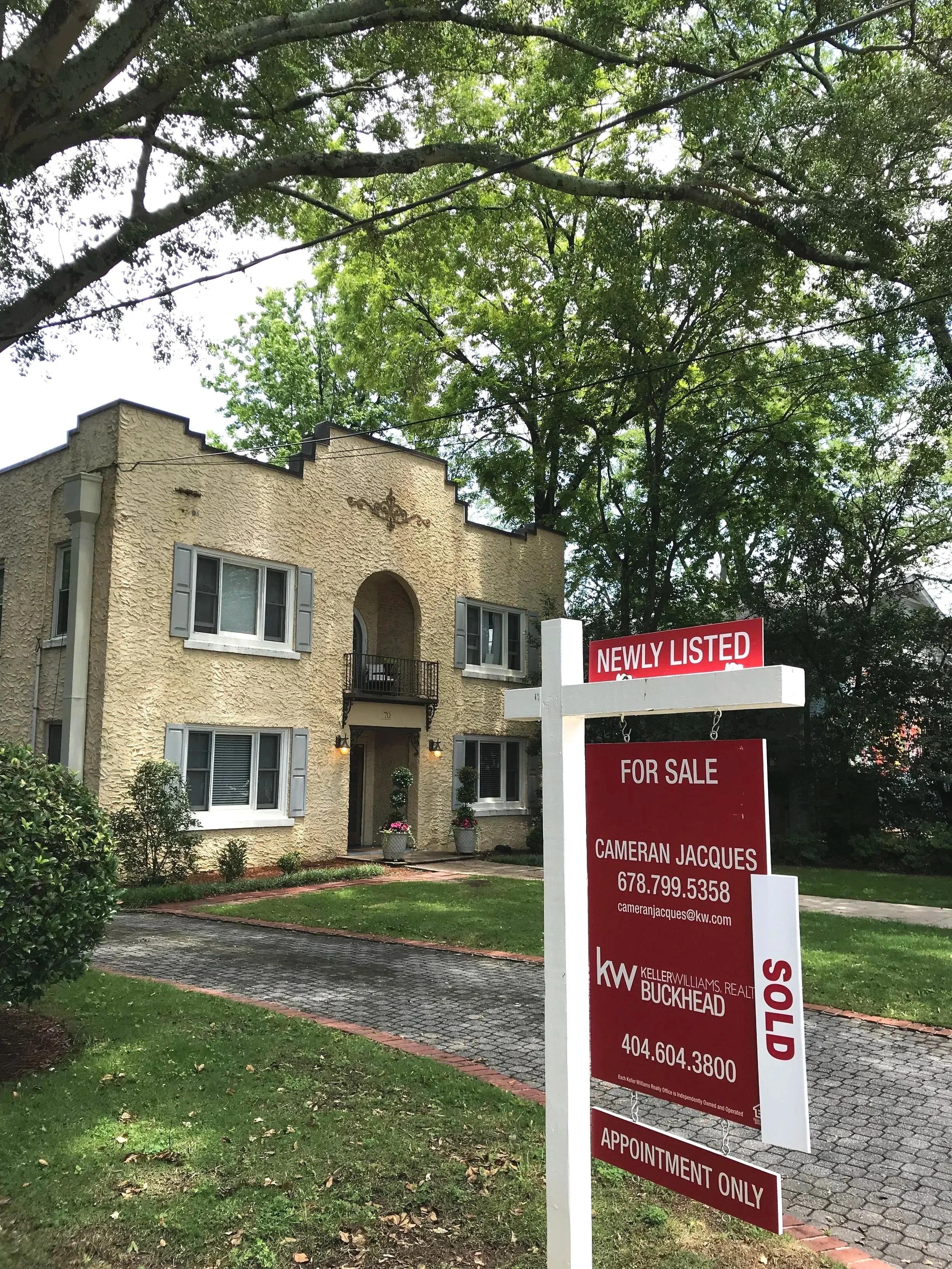 Atlanta home for sale listed by real estate agent Cameran Jaques with Keller Williams Buckhead