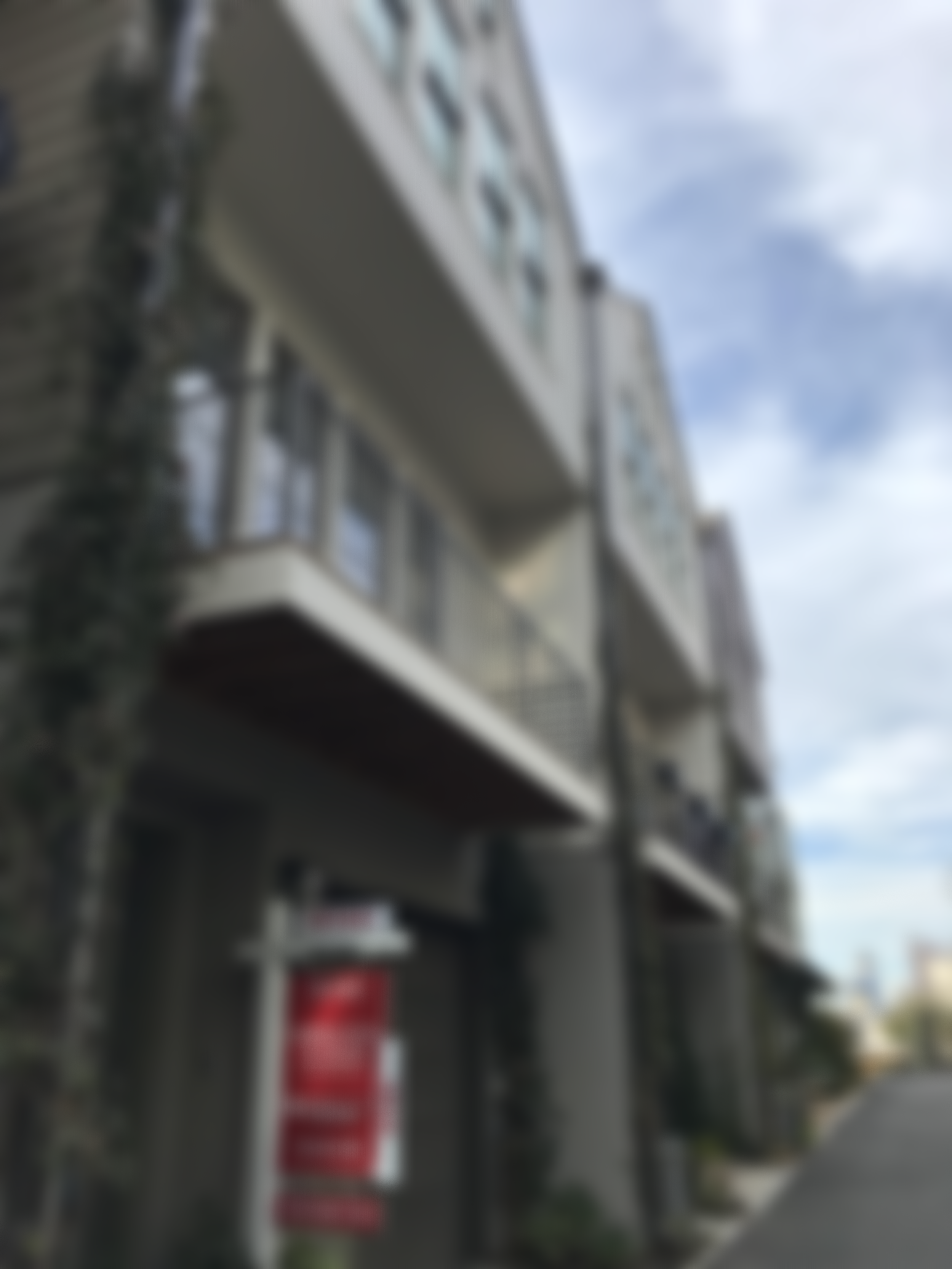 Atlanta condo for sale in Buckhead with modern exterior and balcony