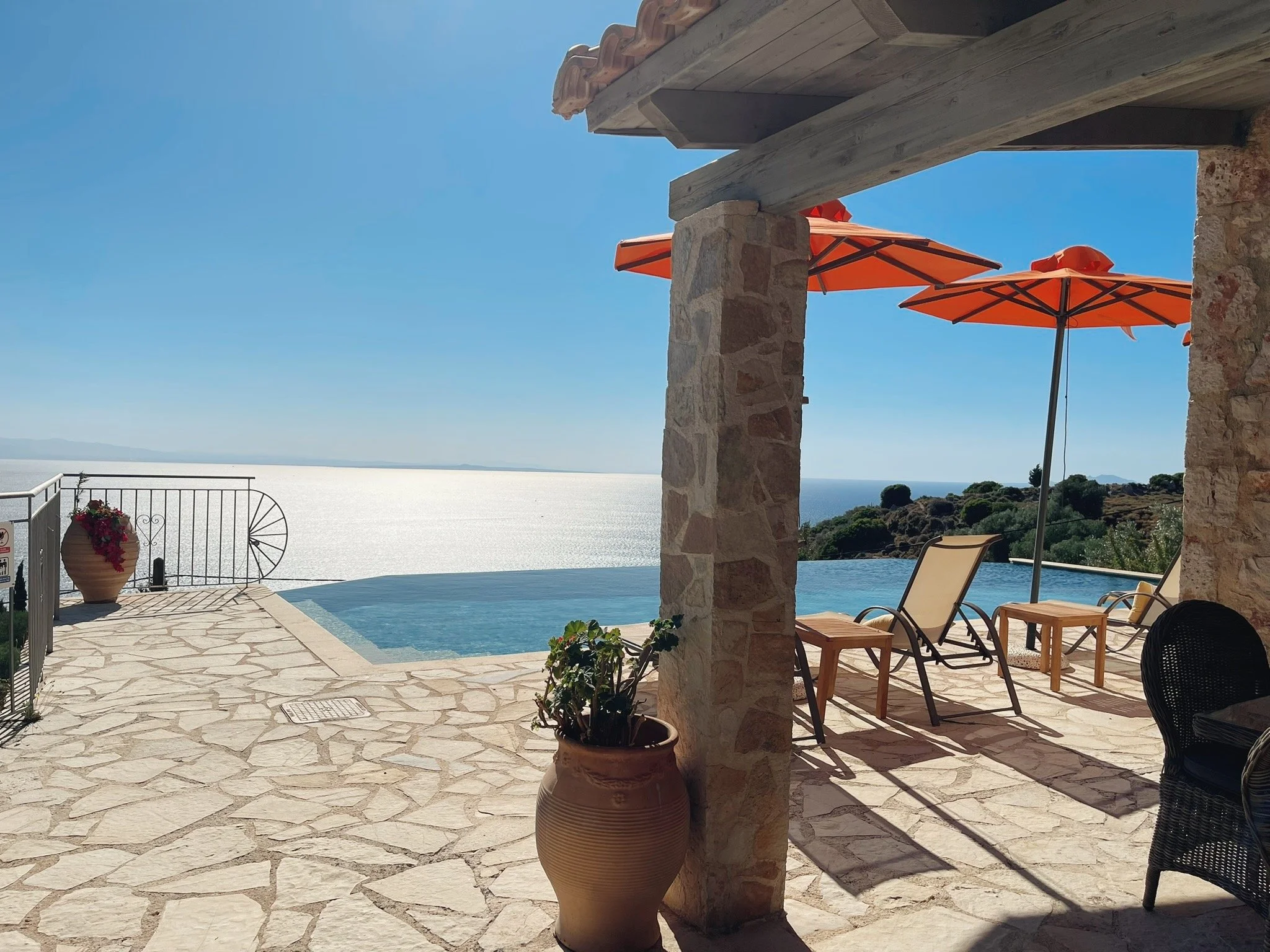 Morning at the villa