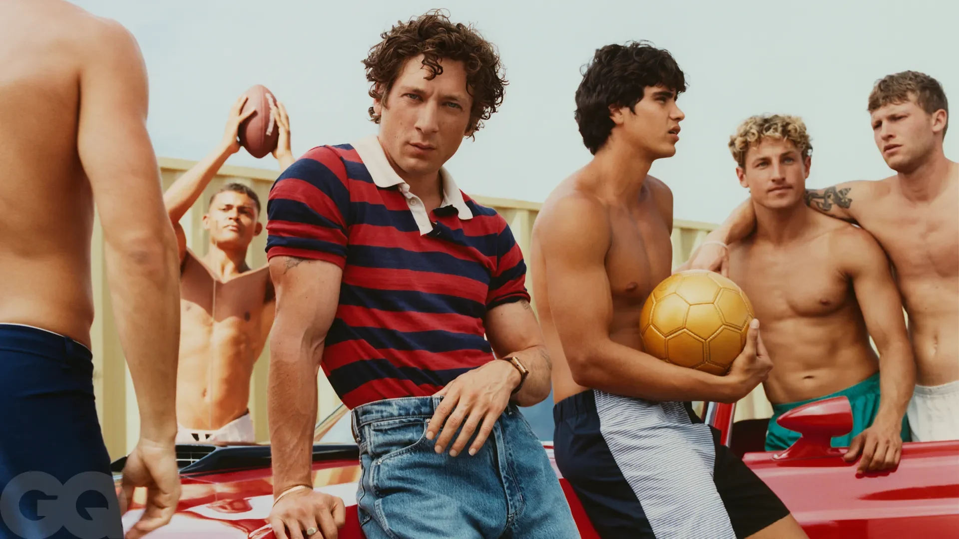 GQ Magazine x Jeremy Allen White x Luke Gilford