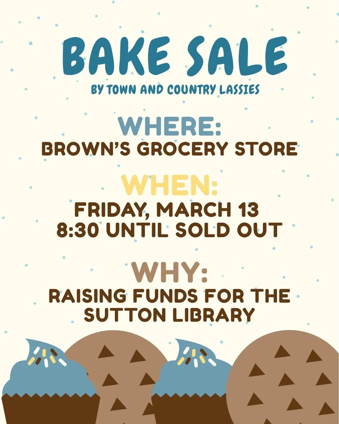 Tomorrow Morning: 8:30am!