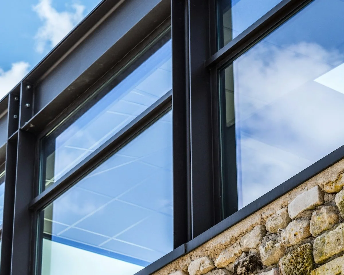 window and stone