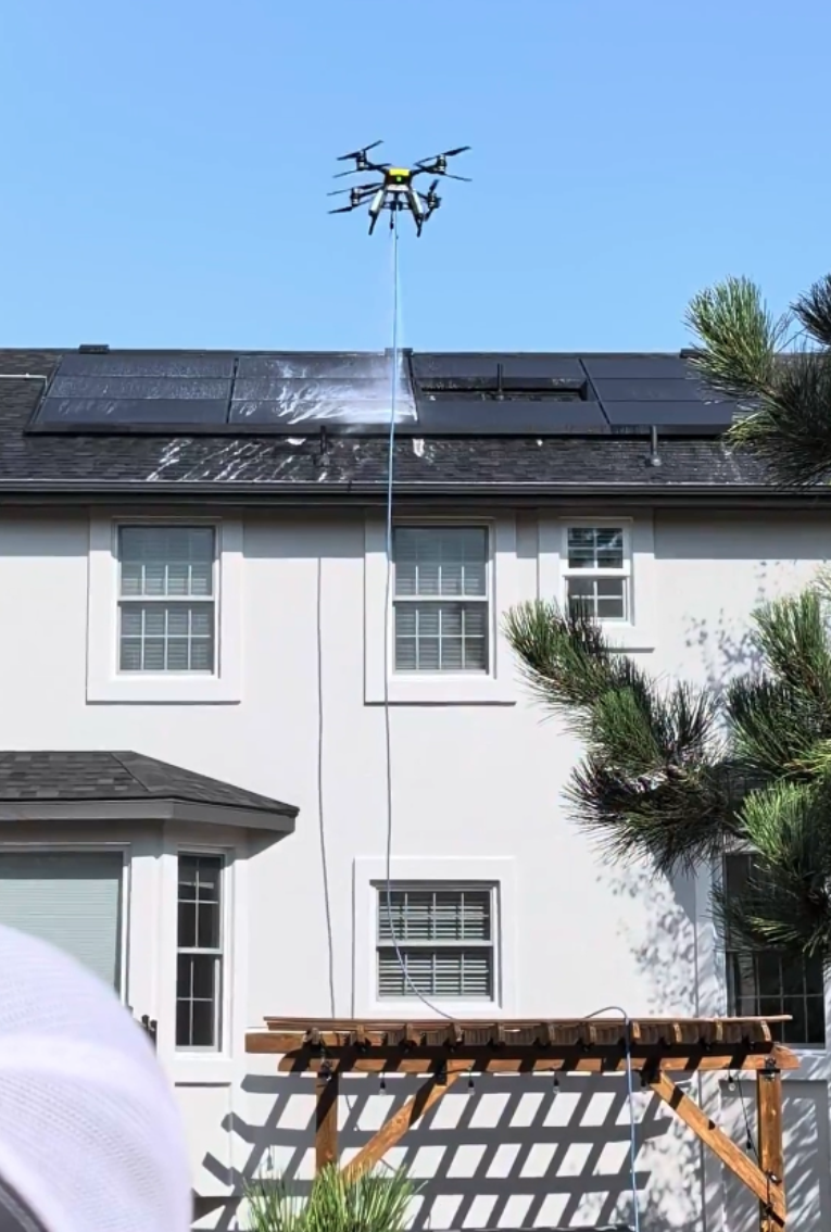 Debris Free Solar Panel Cleaning