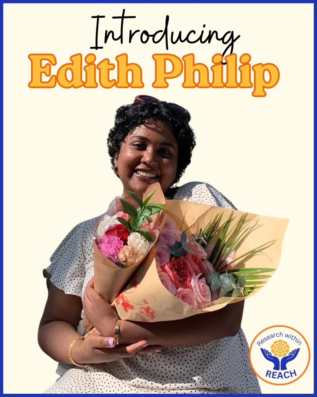 ✨Introducing Edith Philip(@edithchellam), an inaugural cohort program participant!✨ 

Edith works at Community Labor United (@communitylaborunited) with past experience at the Tufts Asian American Center (@tuftsasianamerican), Saheli (@saheliboston),