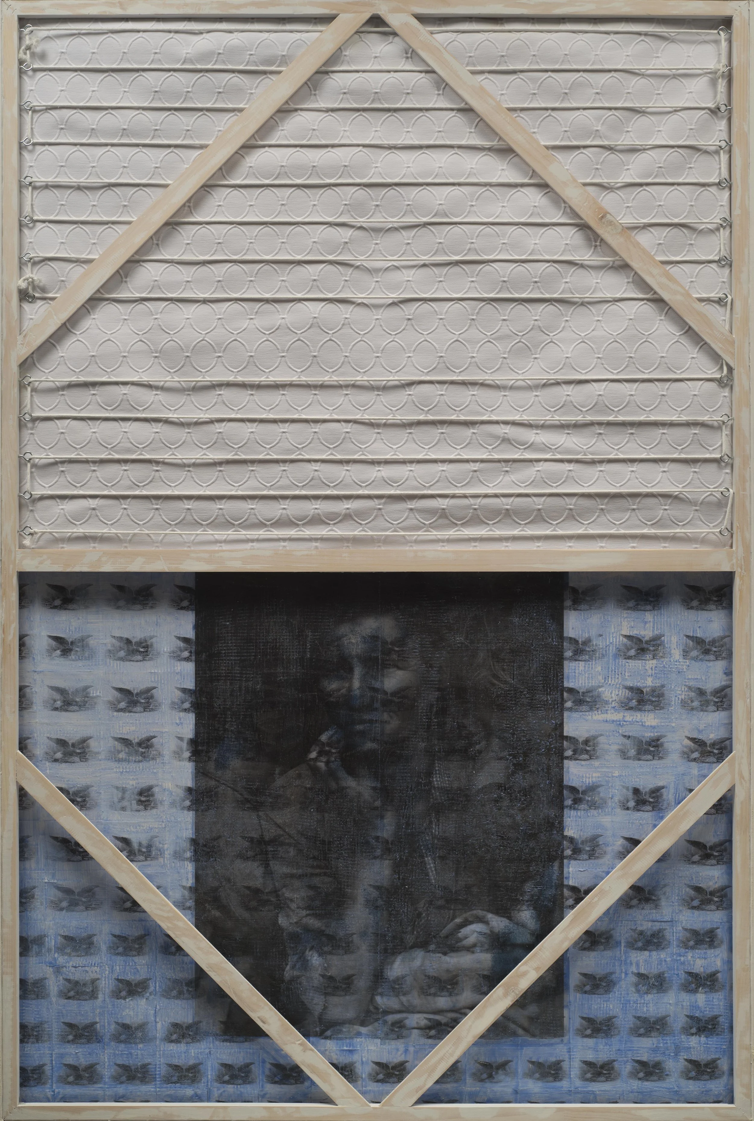 Florence Owens Christie ~ 72" x 42" ~ Mixed media