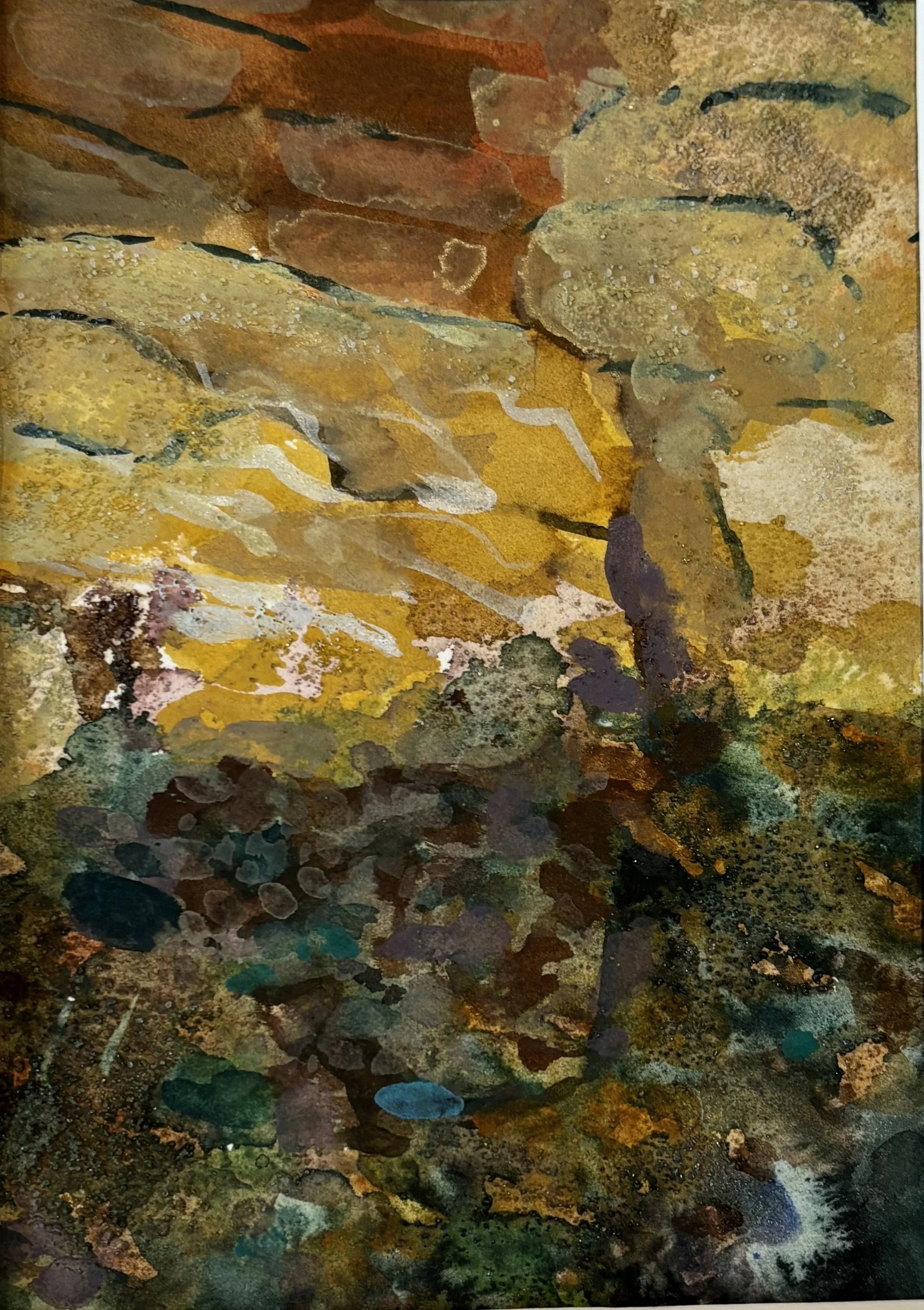 Watercolor 14 ~ 7" x 5" ~ Watercolor, cotton rag paper