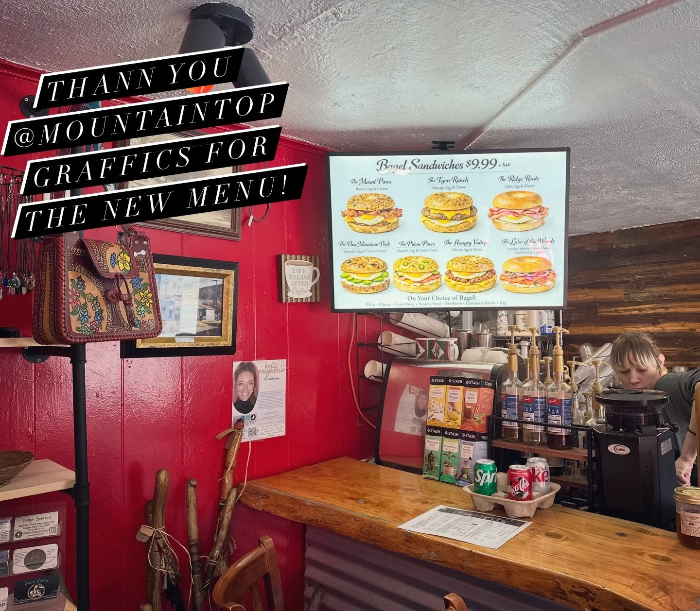 Huge thank you to Mountain Top Graphics for absolutely crushing our new menu light board 🔥

It&rsquo;s clean. It&rsquo;s bright. It makes the whole shop feel dialed in.

We&rsquo;re proud to work with local businesses who care about quality as much 