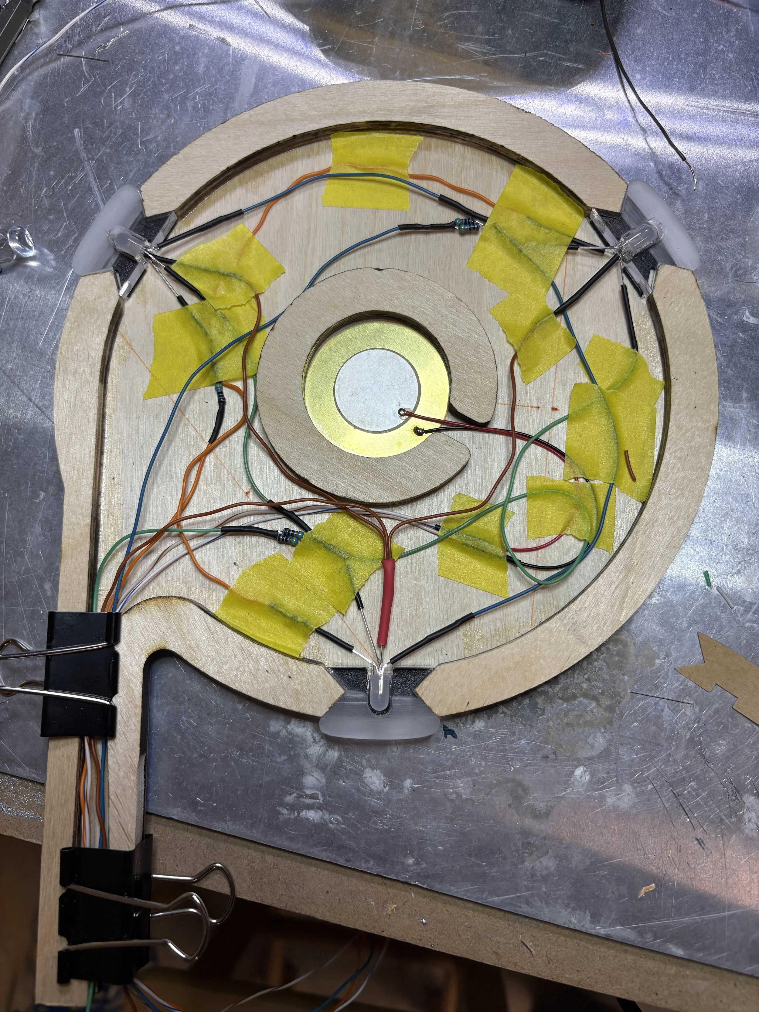 Internal Wiring of the Paddles