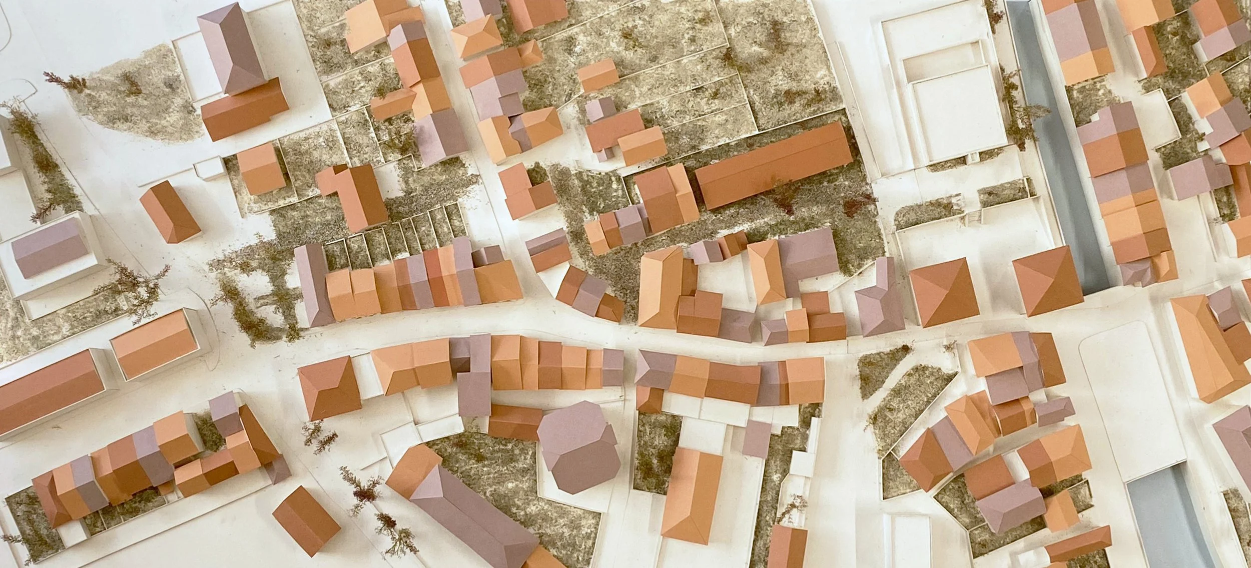 Maquette du centre-bourg