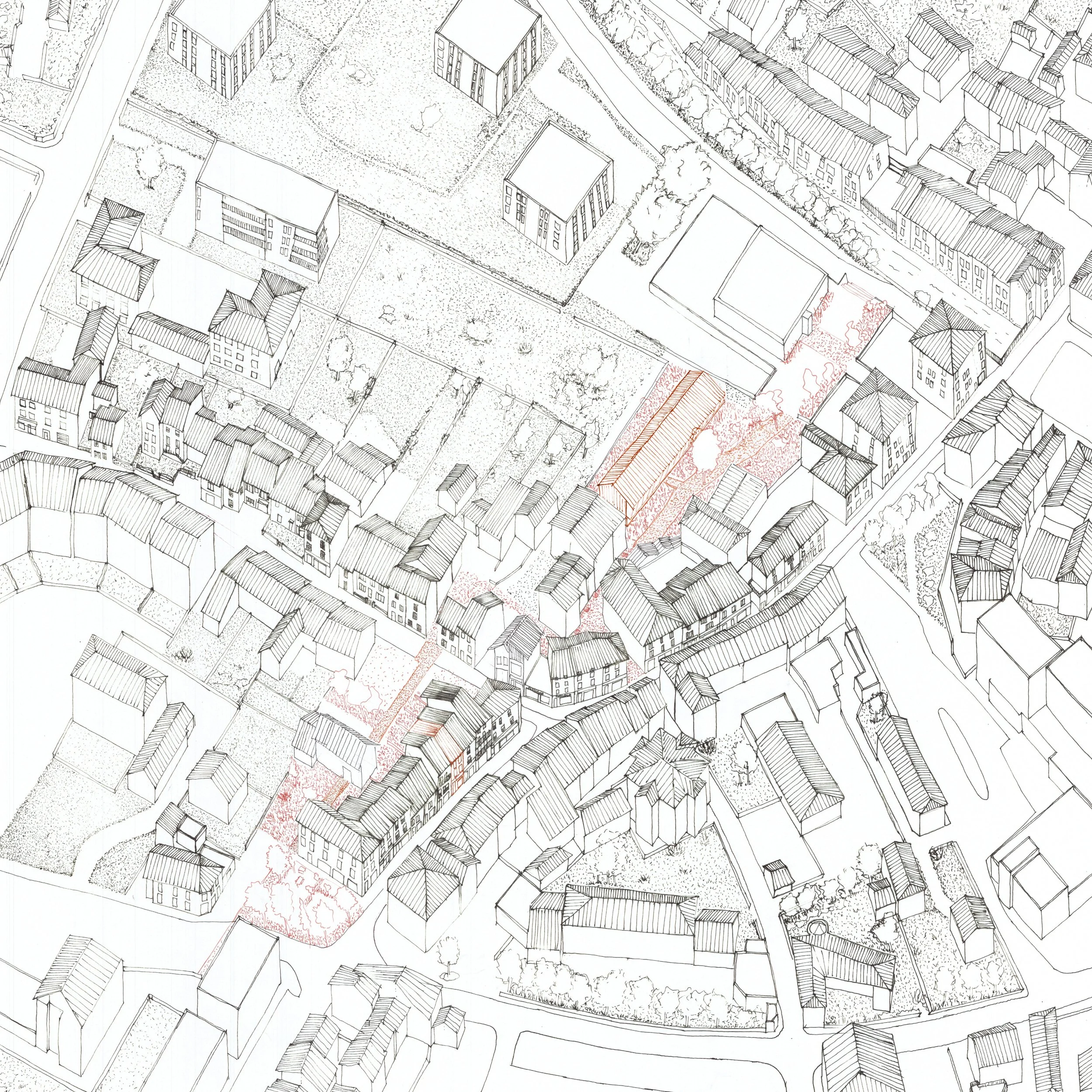 Le centre-bourg de Pontcharra - PFE