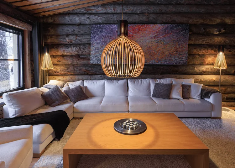 Real interior photography with natural light