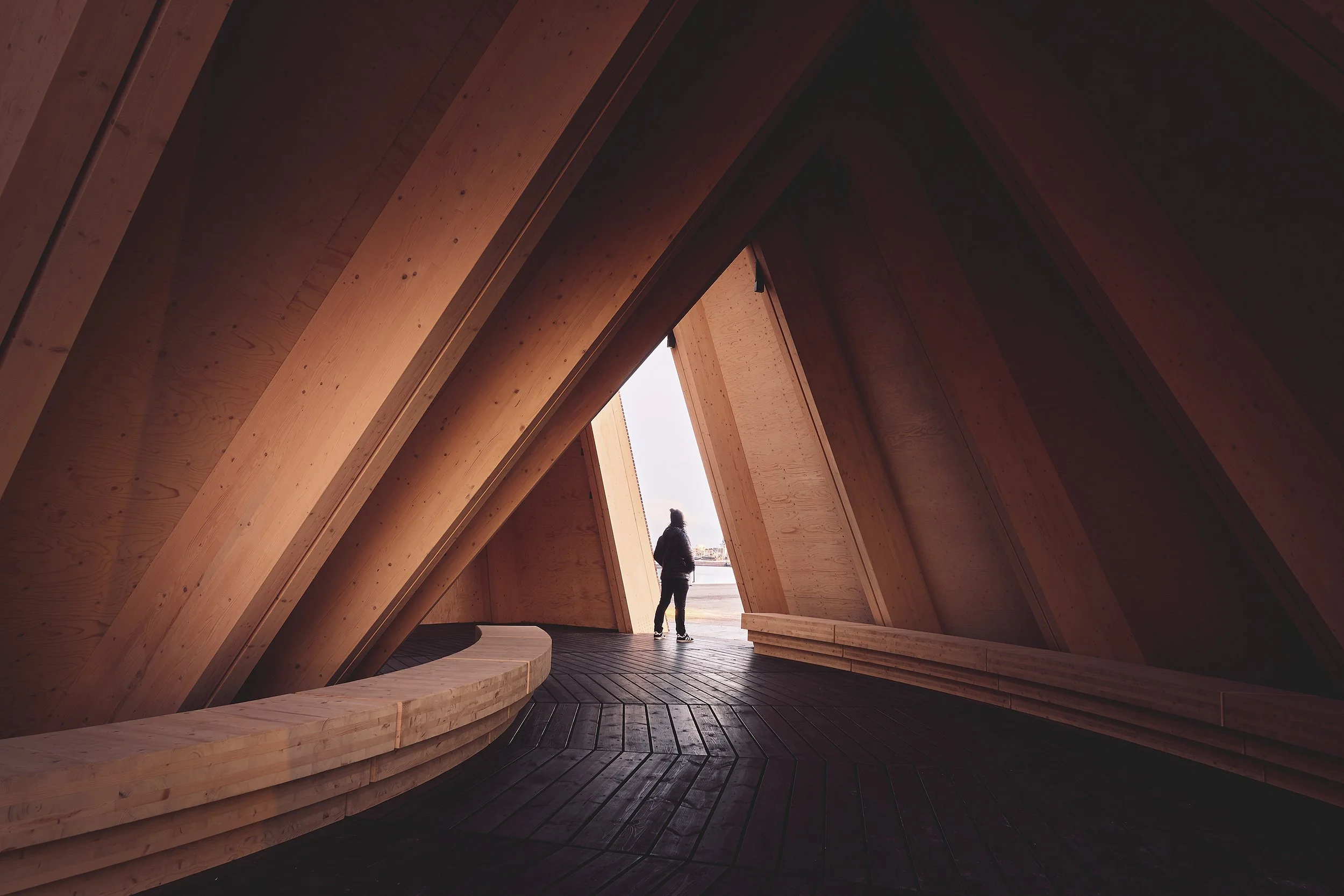 Architectural photography showing structural intent and material quality