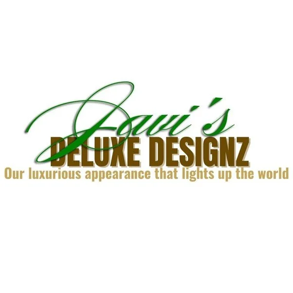 Logo for Paul's Deluxe Designz with the slogan 'Our luxurious appearance that lights up the world'