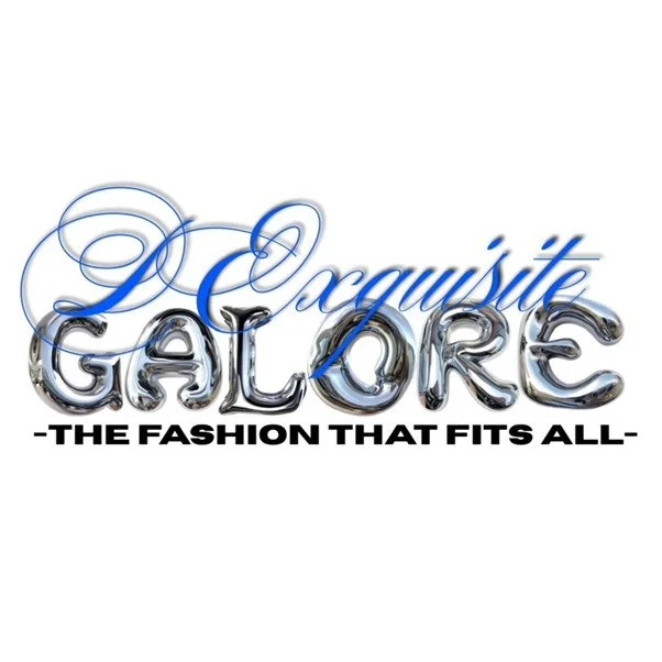Logo for 'Exquisite Glamore' with the tagline 'The Fashion That Fits All'.