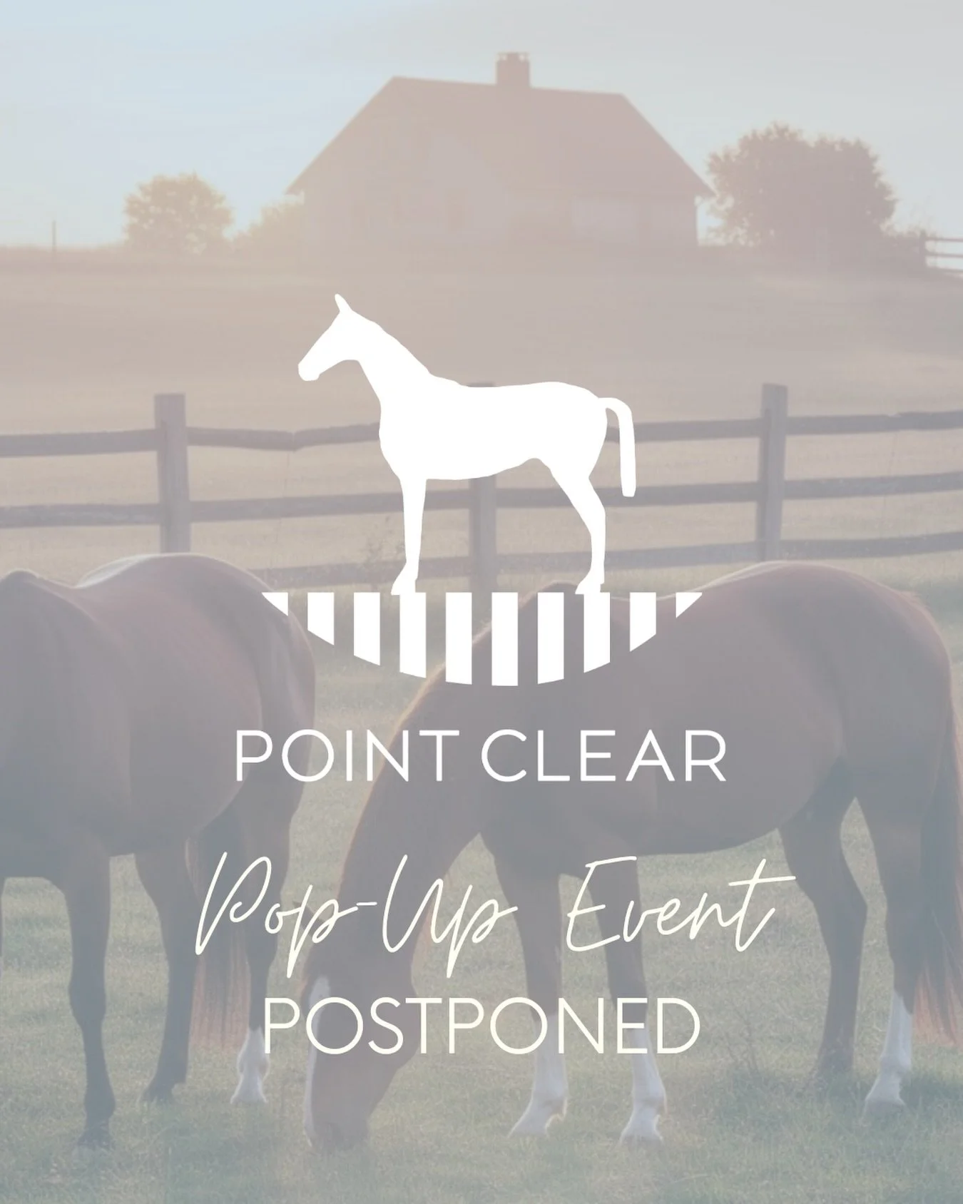 Pop-Up Update: Our pop-up event at @pointclearpoloclub for today has been postponed due to weather! 🌧️

Stay tuned for a new rain date ~ everyone stay safe + dry!