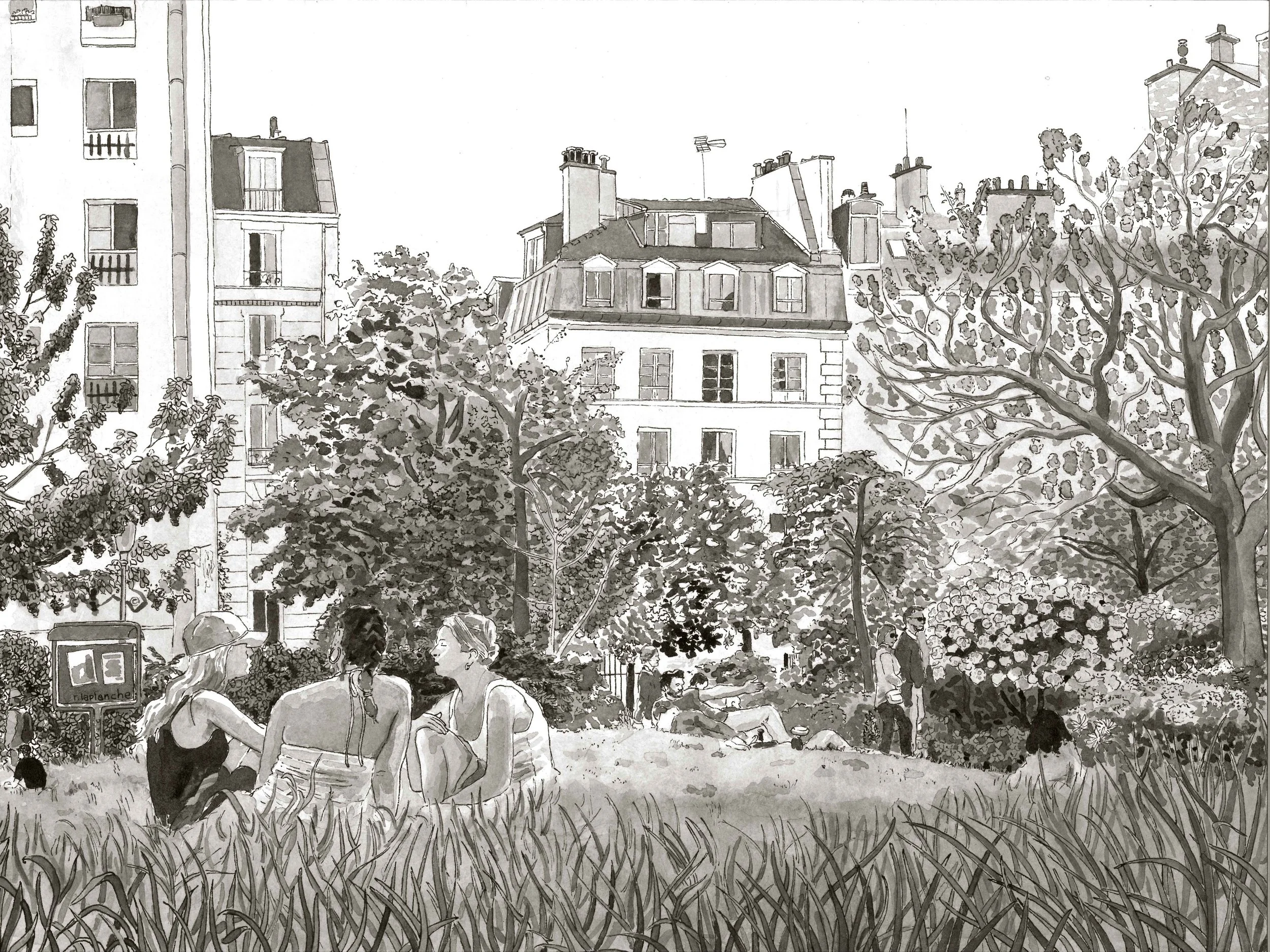 Jardin Villemin, parc