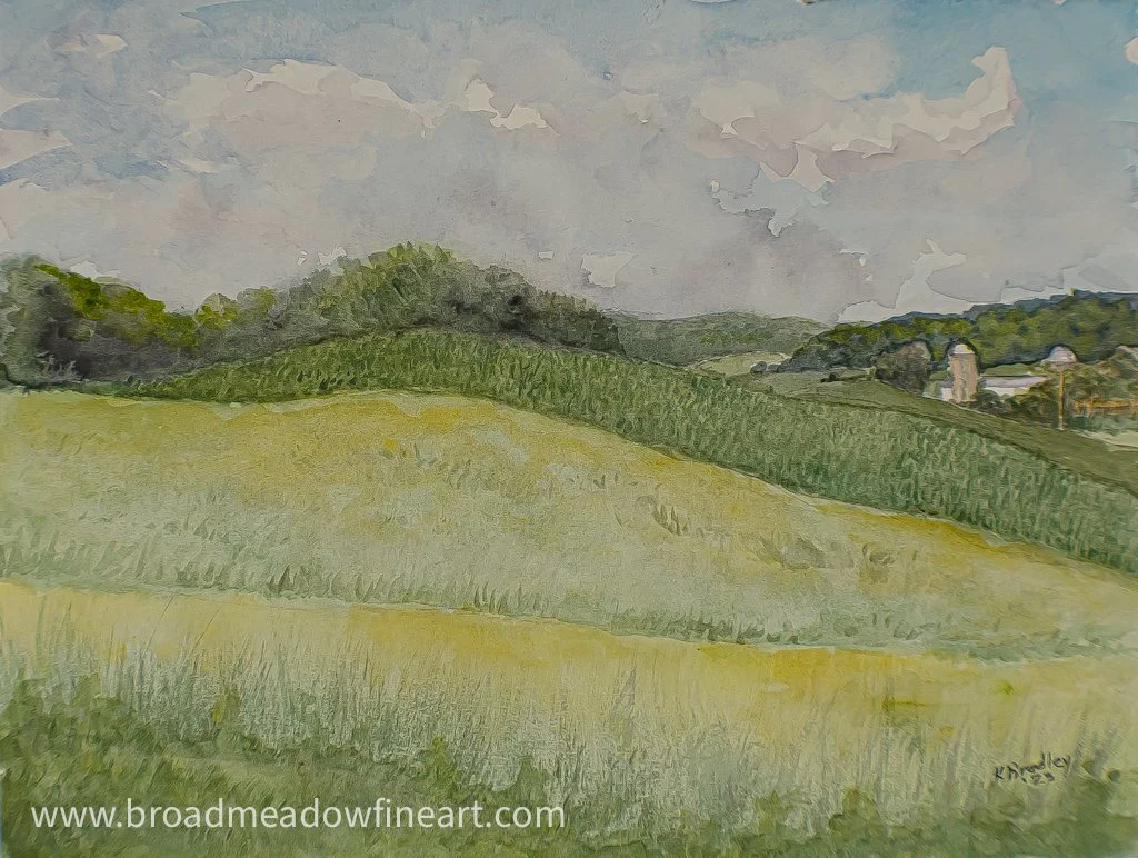 Fitchburg Field (Watercolor)