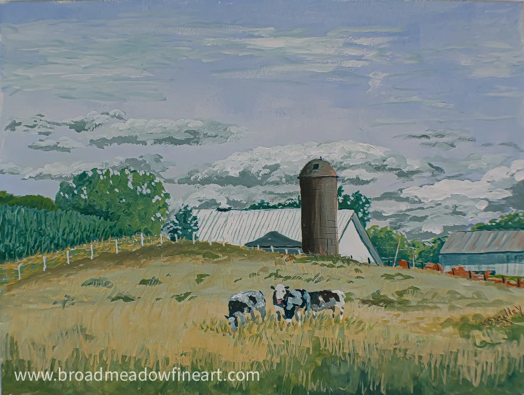 Farm near McCarthy Park (Gouache)