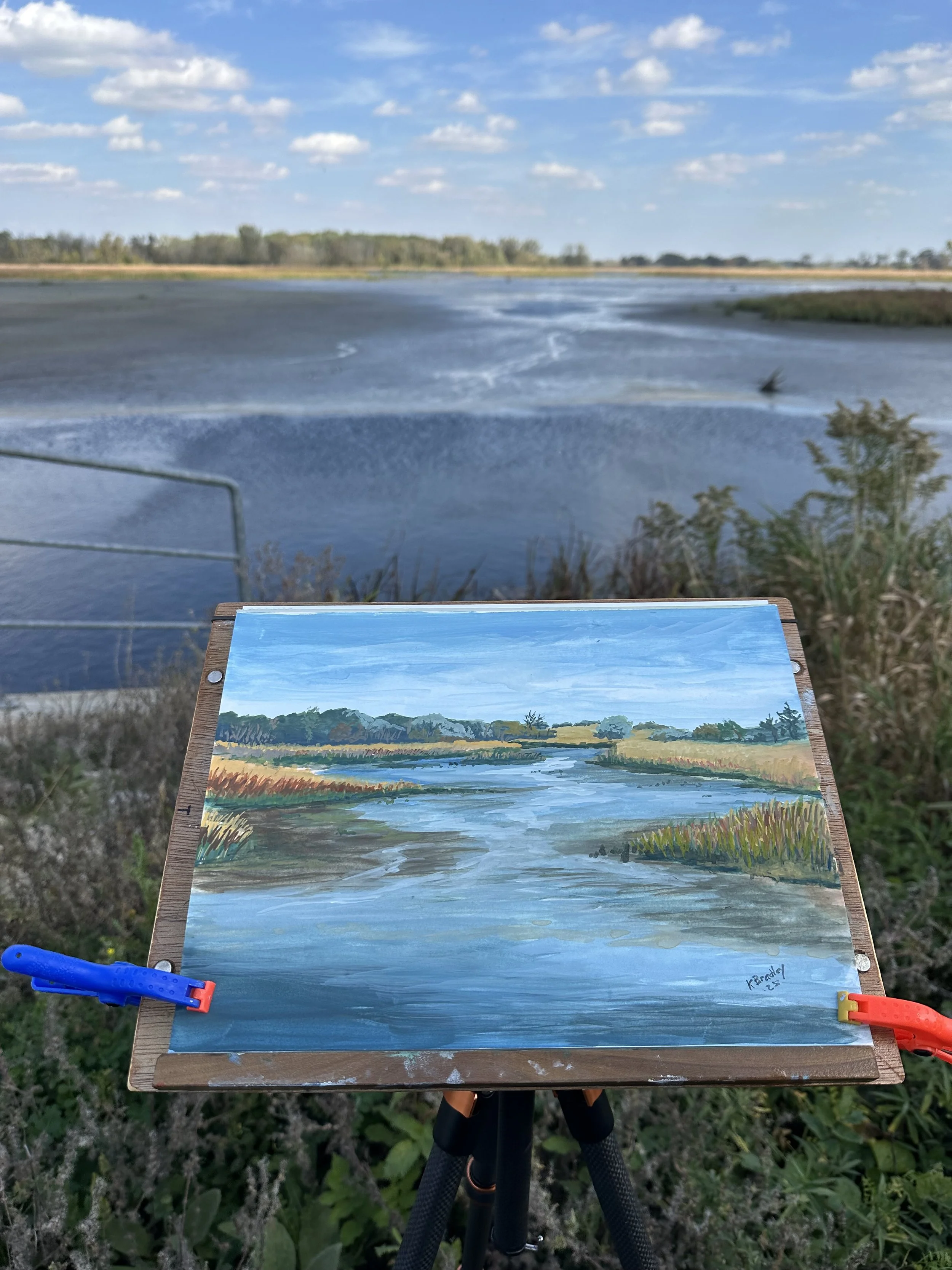 Off the easel (11x14)