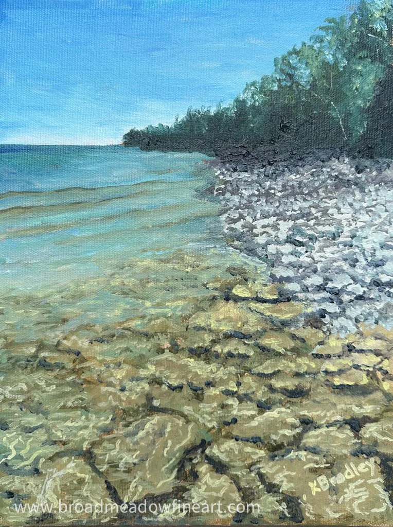 Stones of Lake Michigan (Oil)