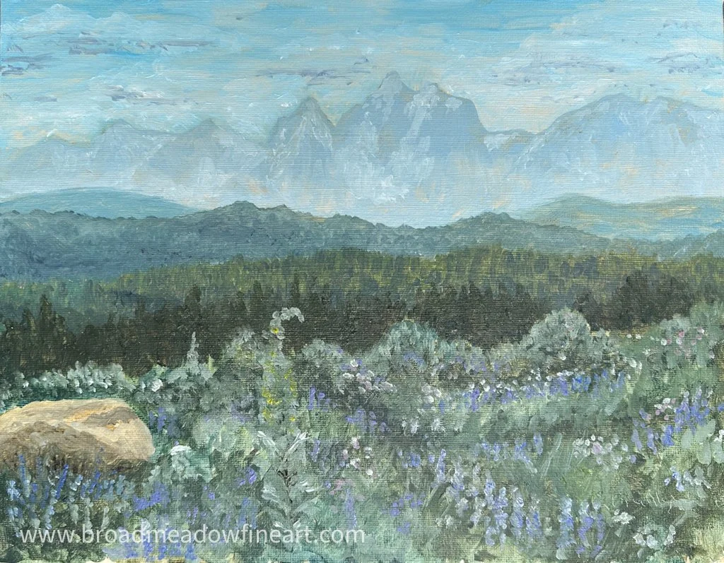 Teton Meadow (Oil)