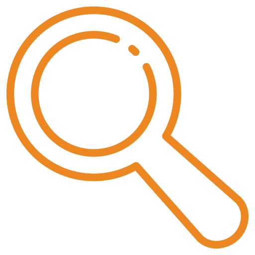 Icon of a magnifying glass.