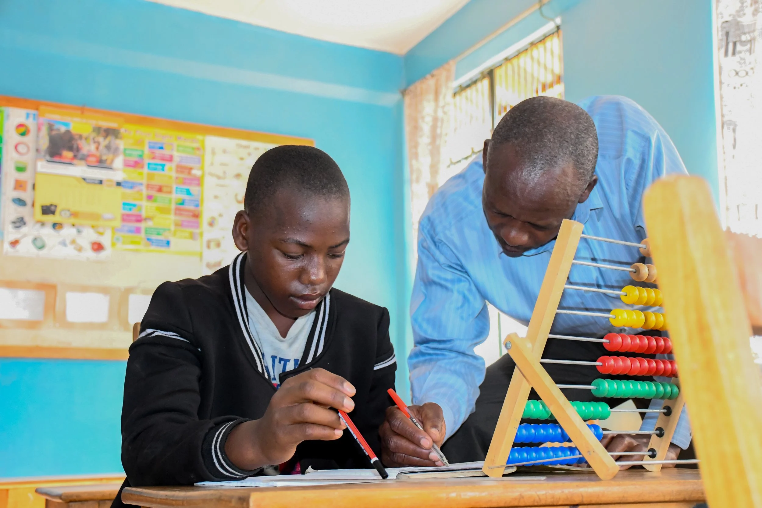 Providing education to street children