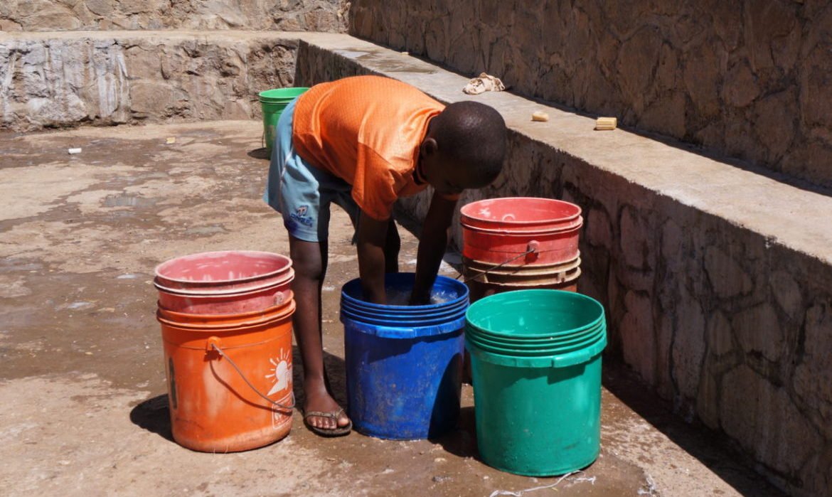 Boy living in the streets