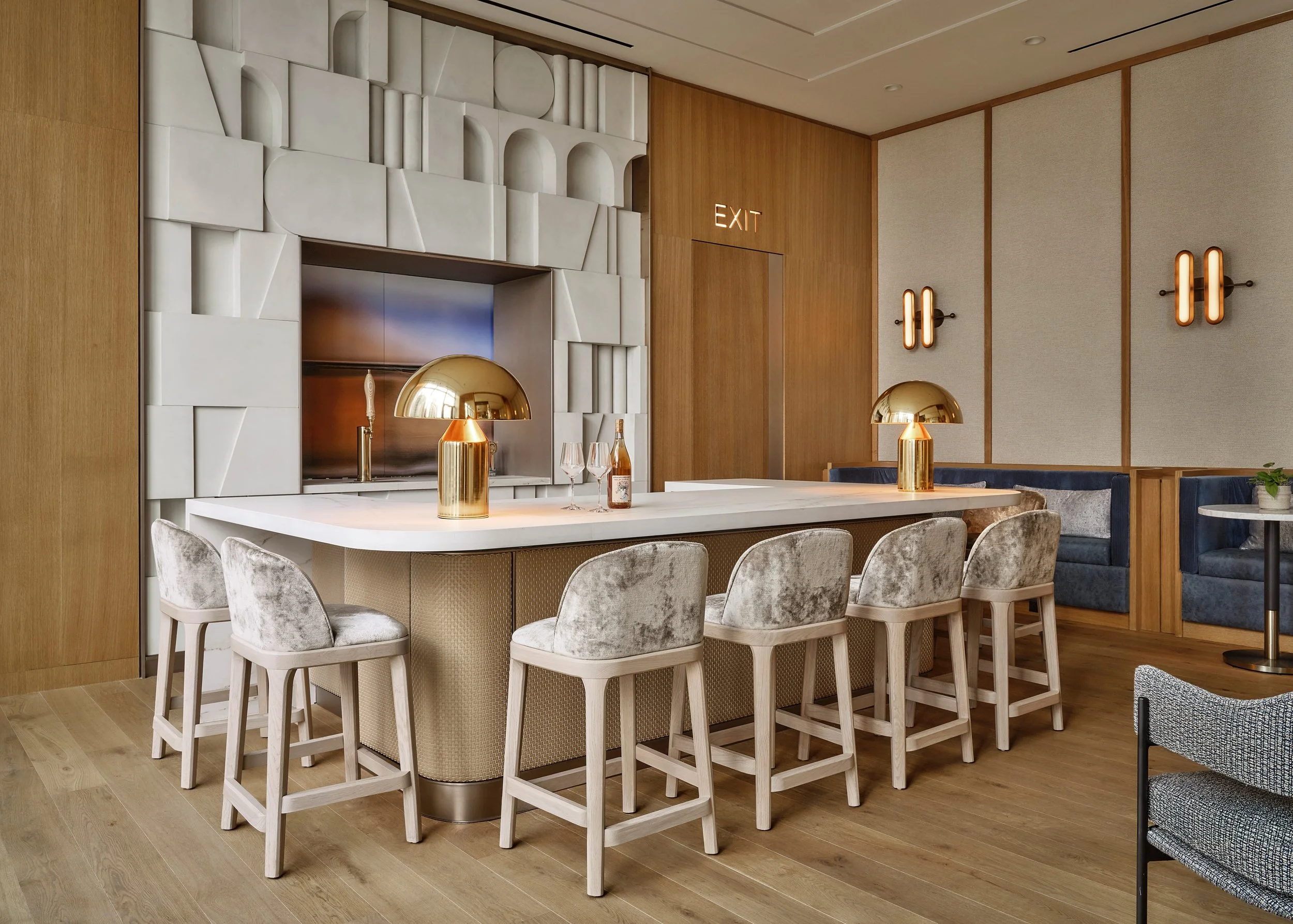 Amenity Lounge in Austin, TX — Clodagh Design
