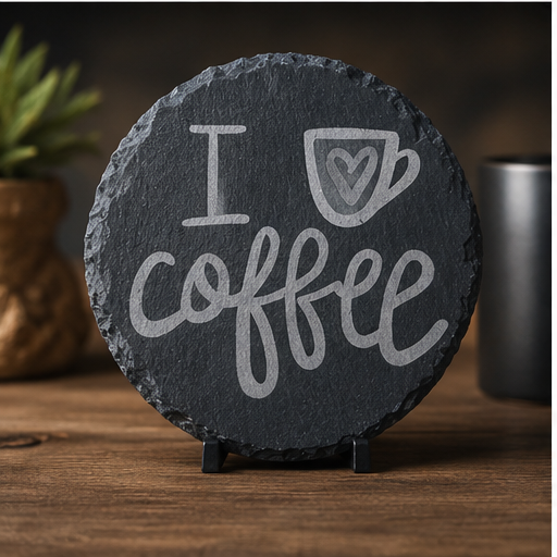 Round Slate Coasters
