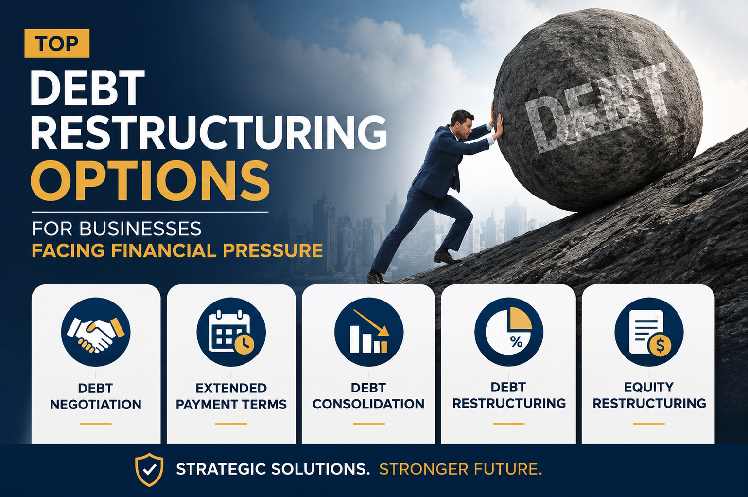 Top Debt Restructuring Options for Businesses Facing Financial Pressure