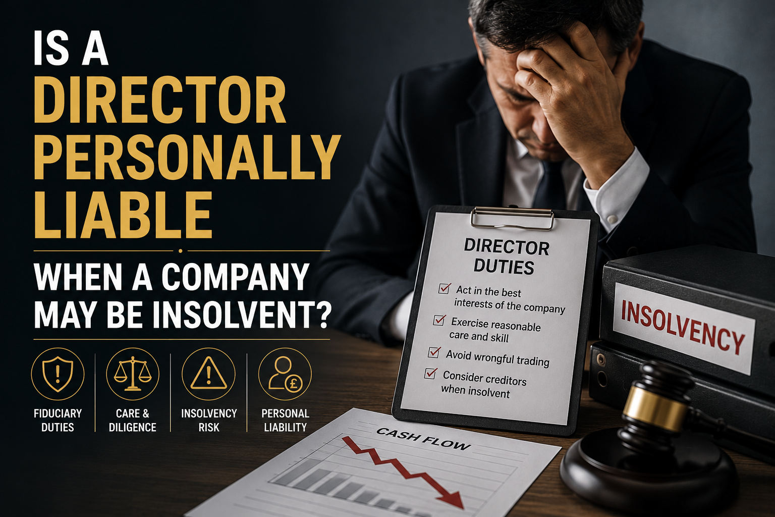 Is A Director Personally Liable When A Company May Be Insolvent?