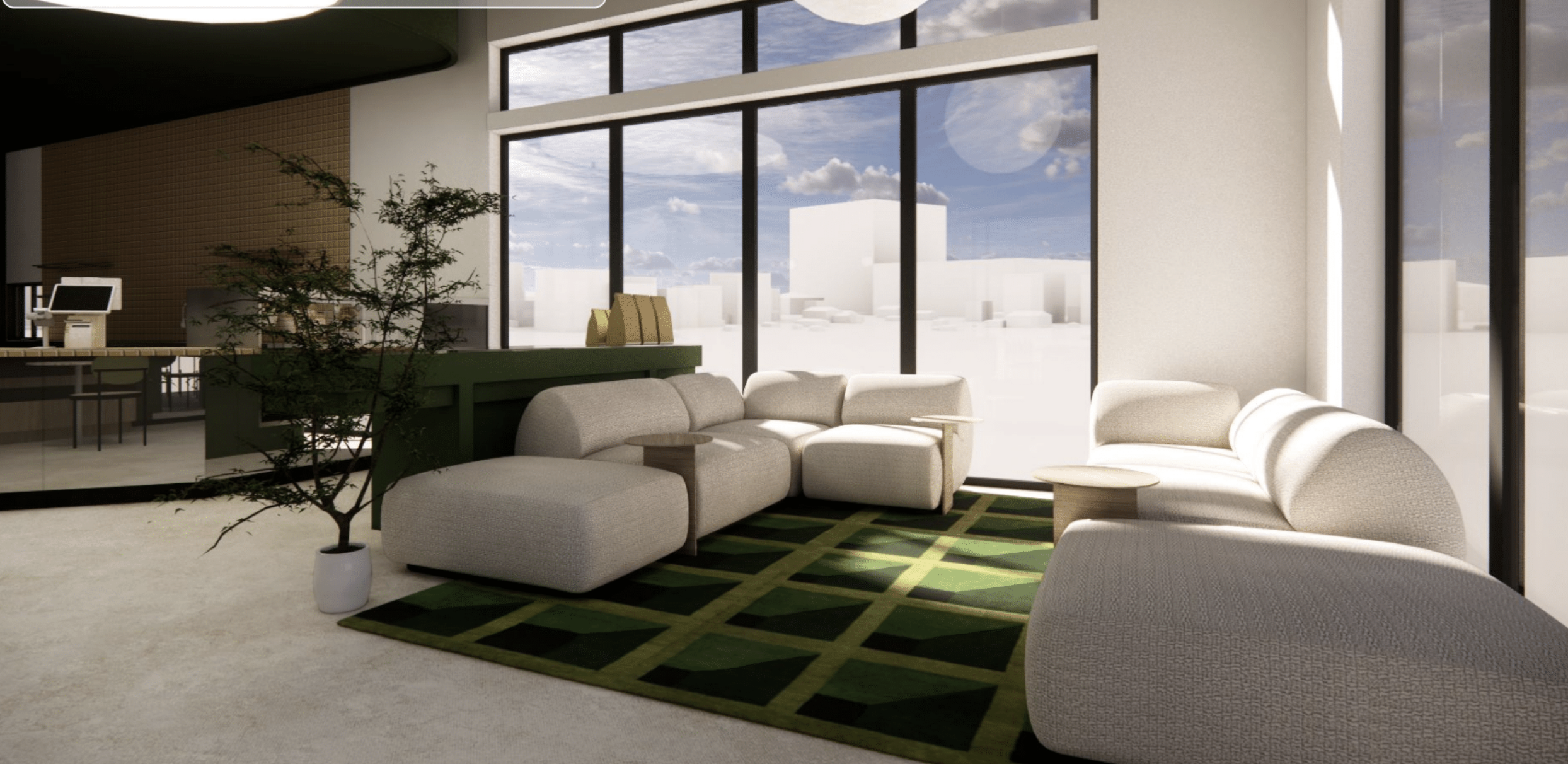 Internal Lounge Area rendering