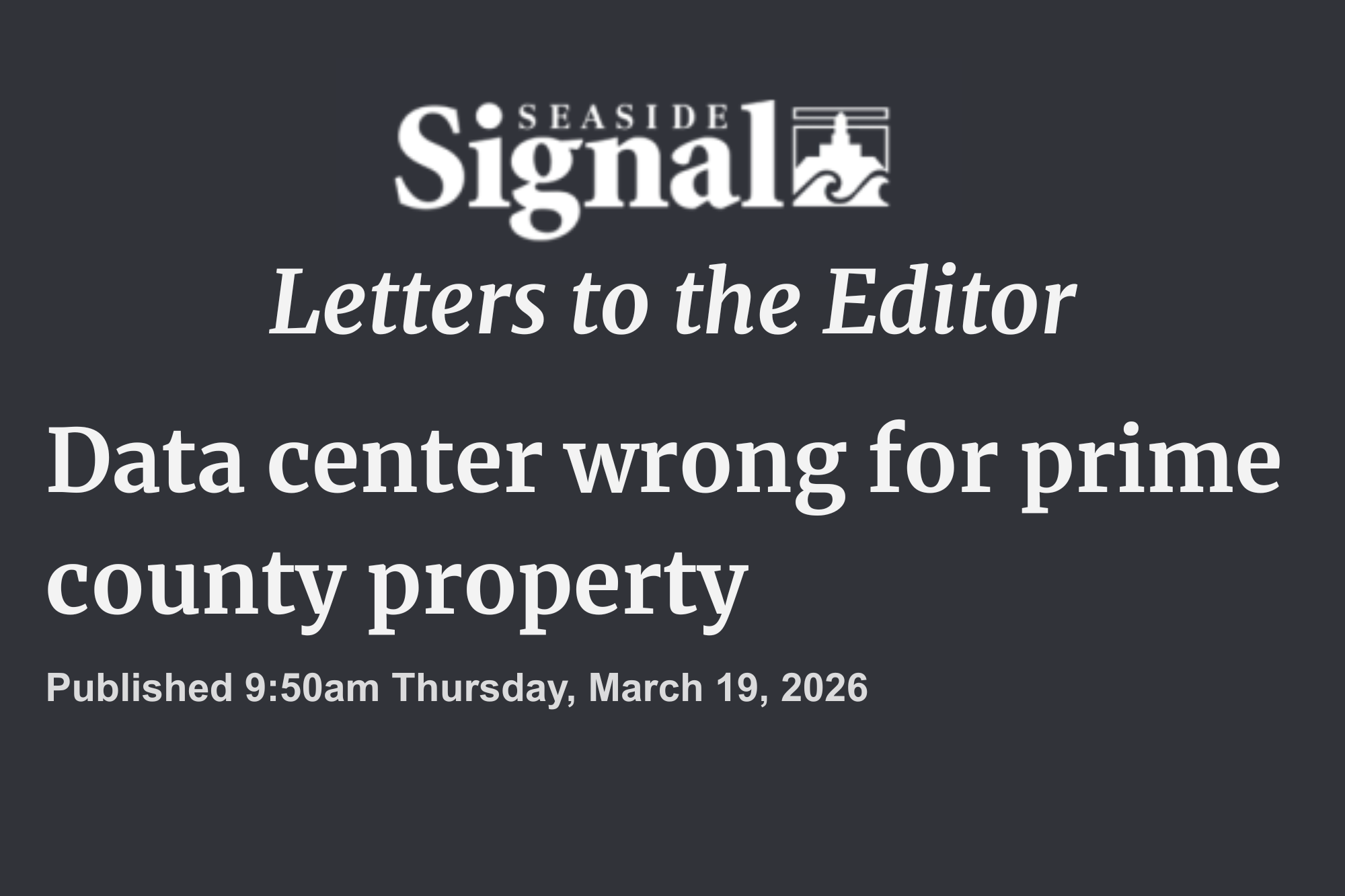 LETTER: Mike Brosius (3/17/29)