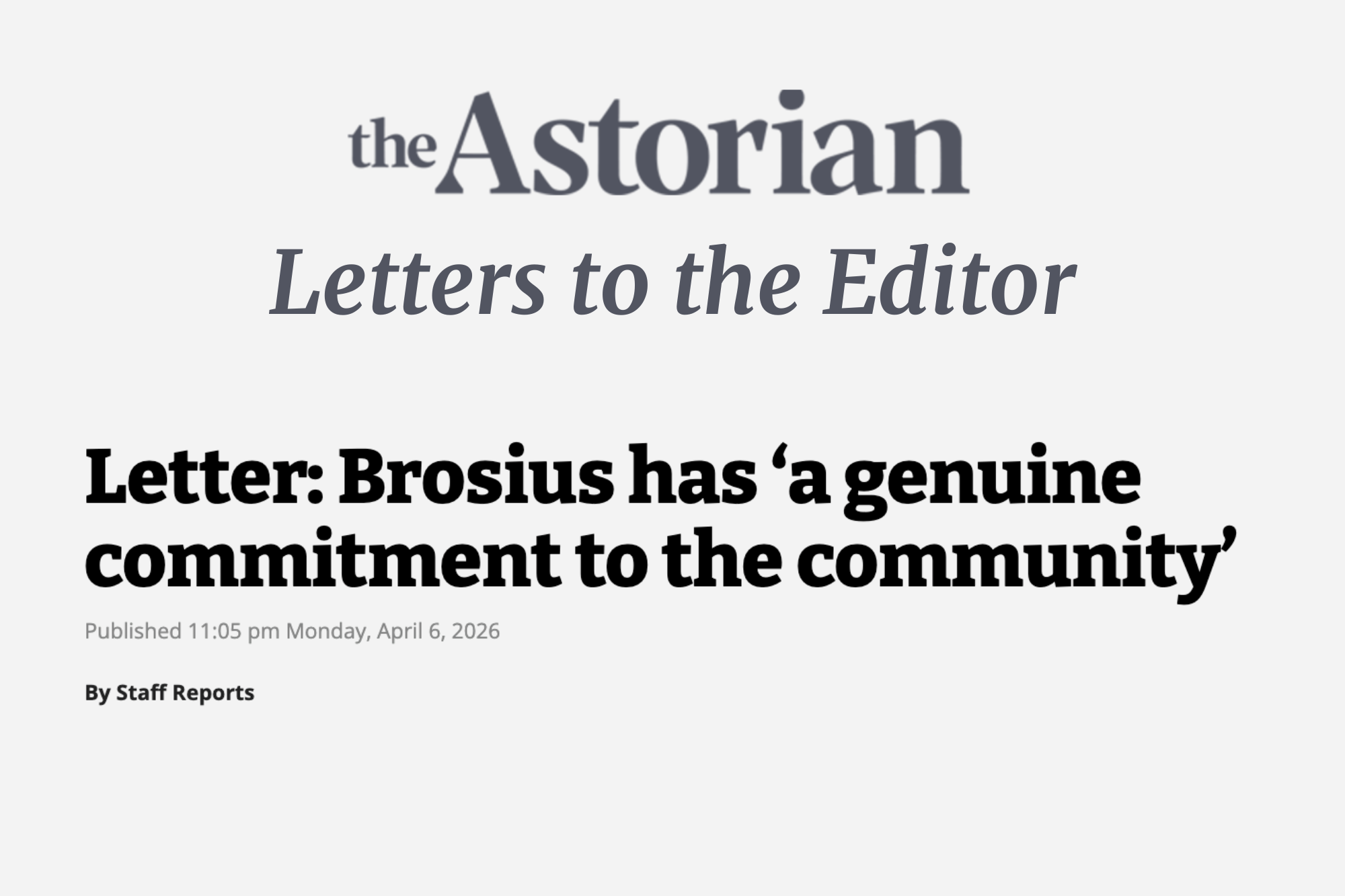 LETTER: Tyler Lyngstad (4/6/26)