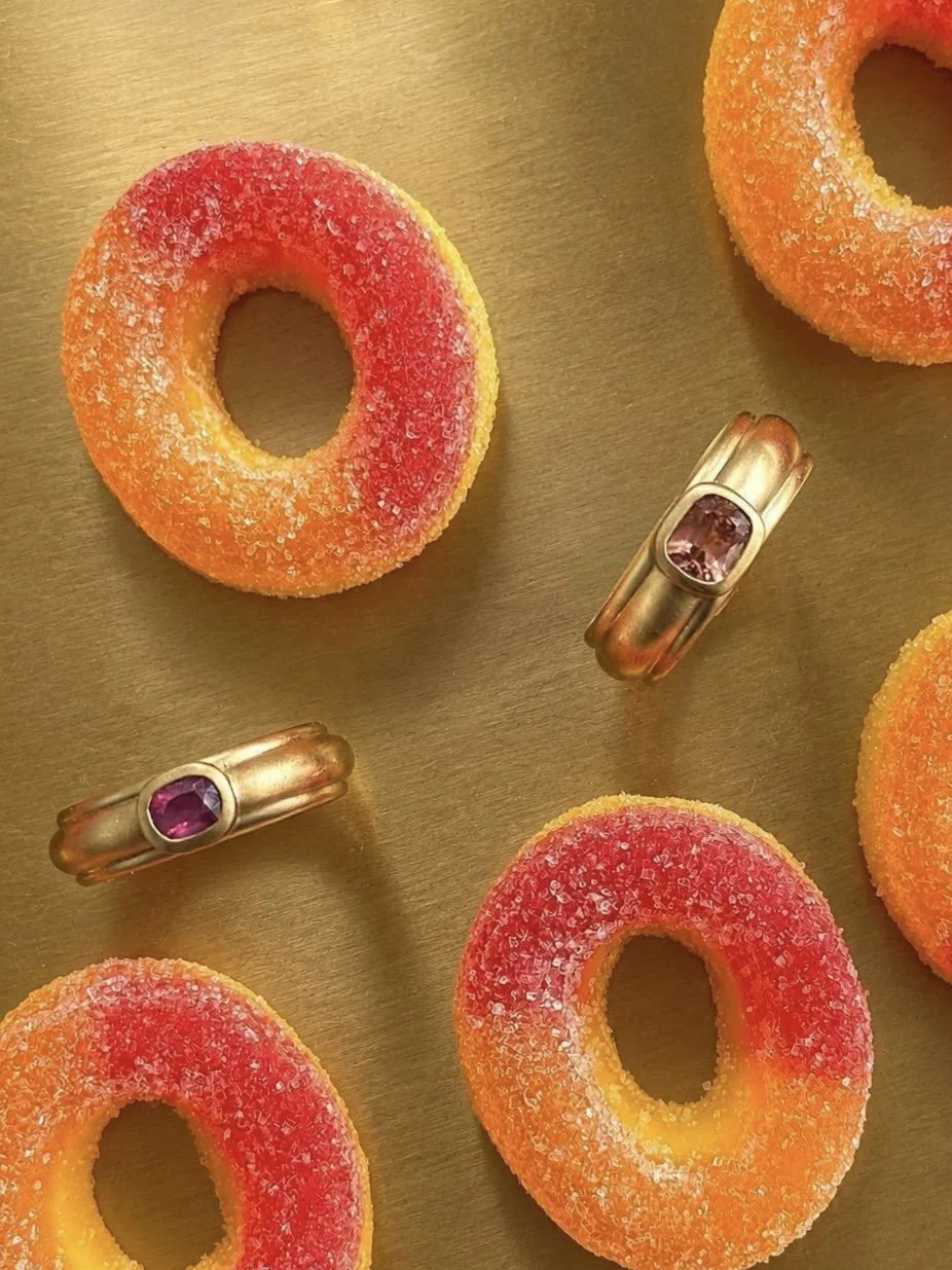 Gem Box Layer Band Peach Spinel