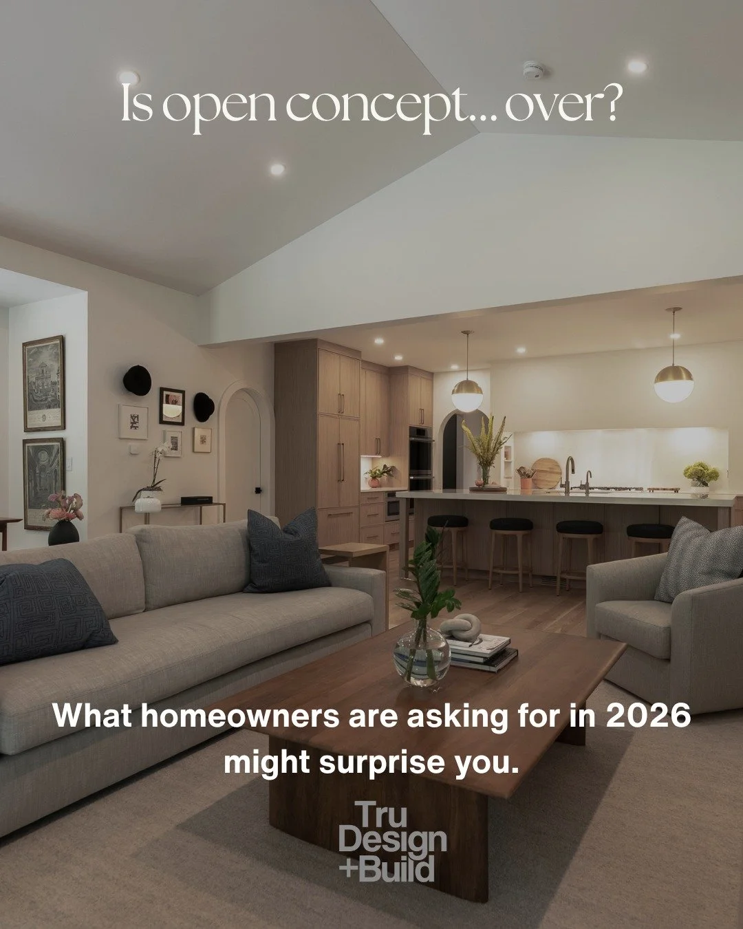 The takeaway... work with a great designer (@amyjmarkus) to figure out what ACTUALLY is going to work for your lifestyle, and aesthetic. @Trudesignbuild can get you there, we build relations with our clients because if you're changing your home, you'
