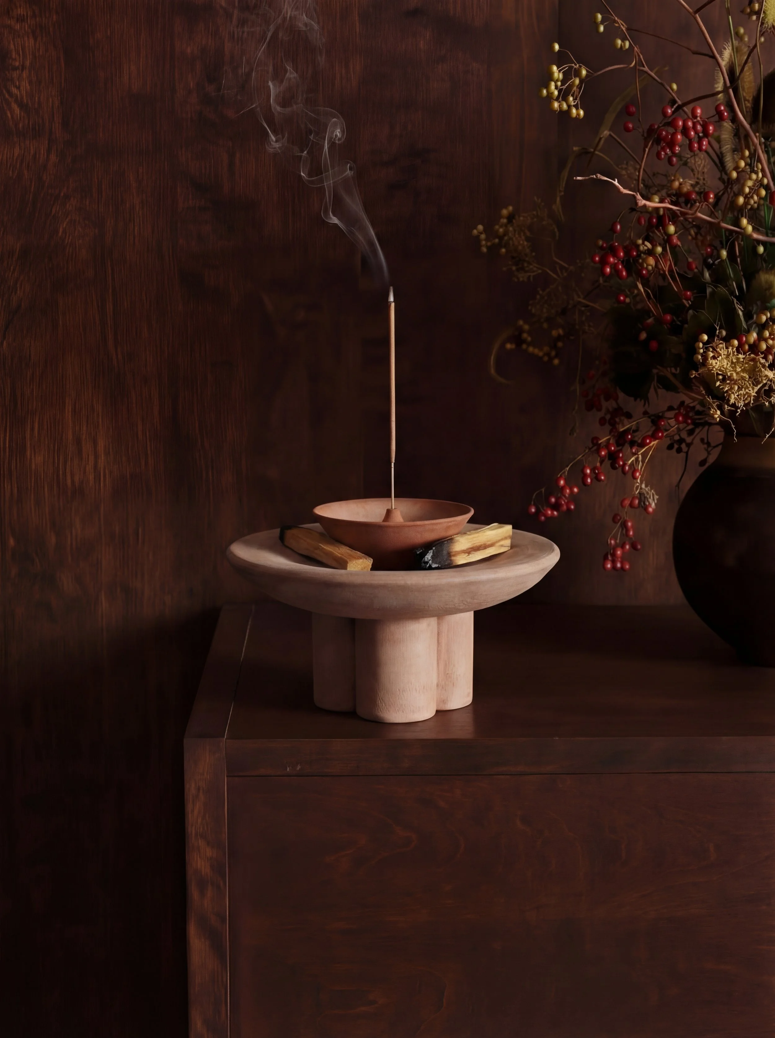 Incense Holder & Catch-All Set