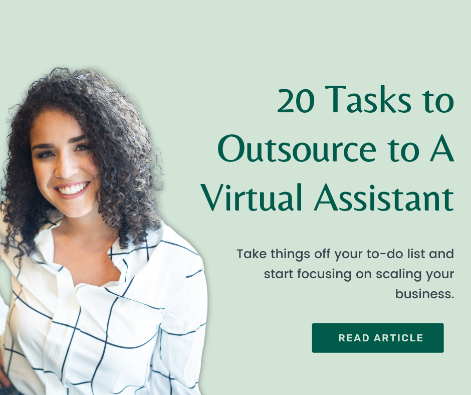 20 Tasks to Outsource to a Virtual Assistant