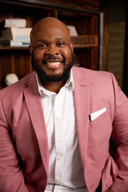 Westly Francois LCSW, founder of Healthy Mind Healthy Heart, in his Atlanta therapy office