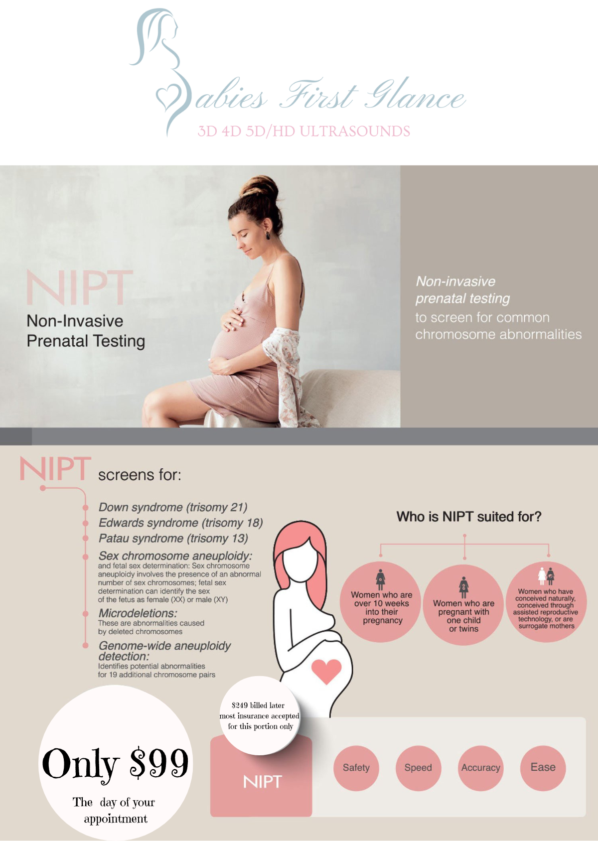 NIPT Test Kissimmee Orlando Florida Babies first glance