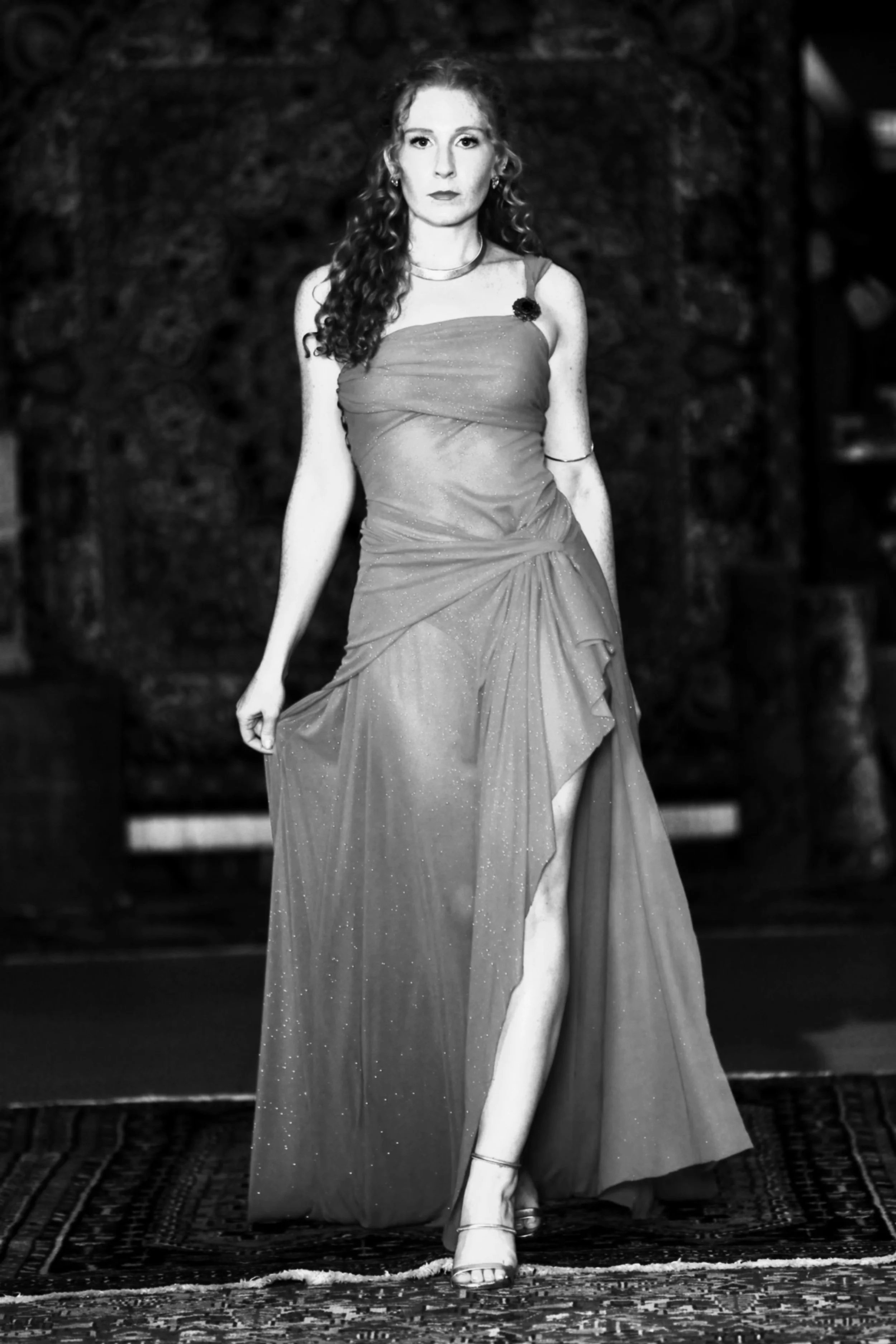 The Scarlet Ember Gown