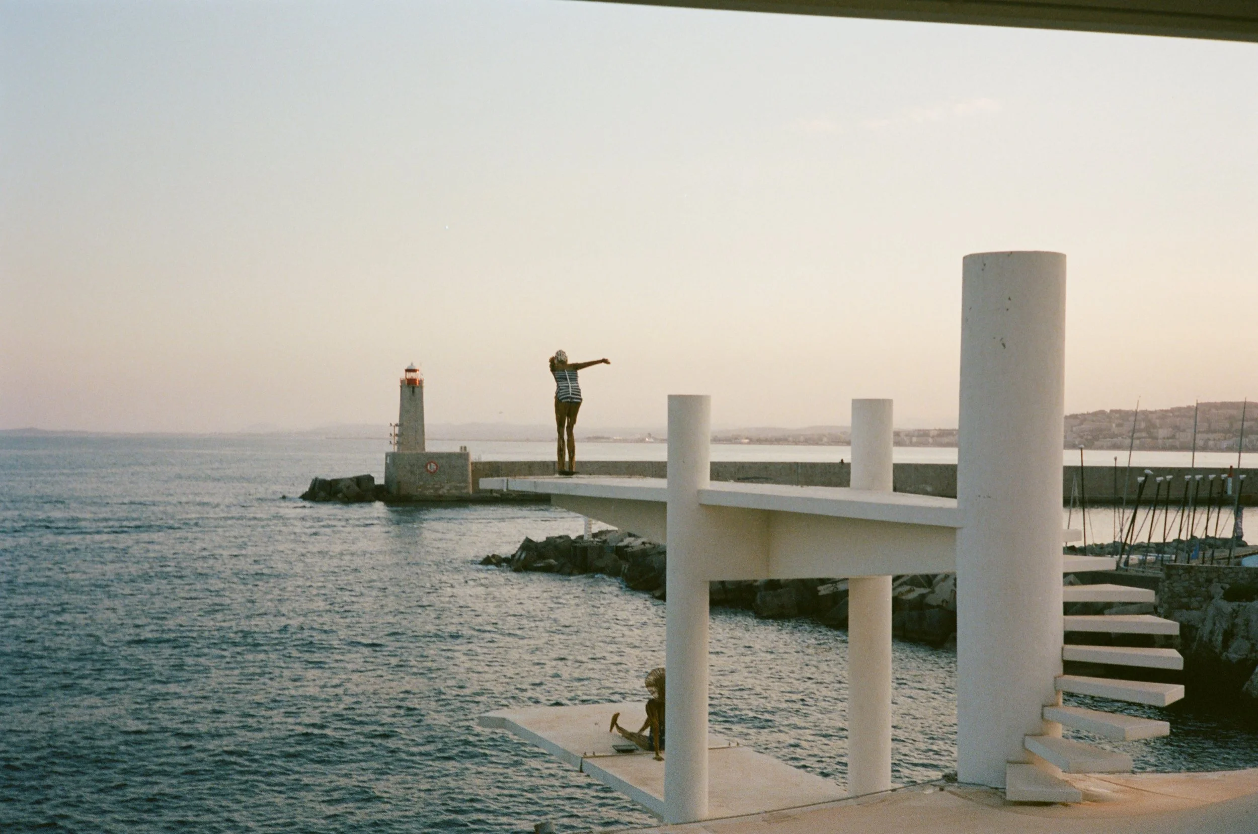 Waterfront restaurant in Nice, France. A must-visit for dinner on any South of France itinerary