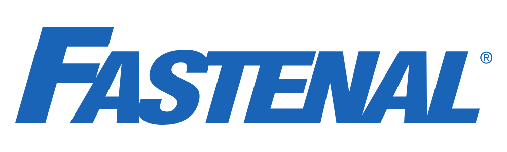 Endurance Carbide partner -Logo of Fastenal in blue text with an inclined design.