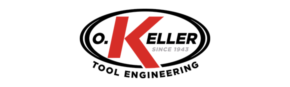Endurance Carbide partner -O-Keller Tool Engineering logo featuring a large red 'K' and black text, with 'Since 1943' and an oval design