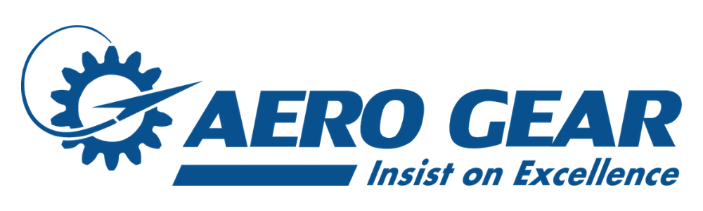 Endurance Carbide partner -Aero Gear logo with a gear, swoosh, and the tagline "Insist on Excellence" in blue.
