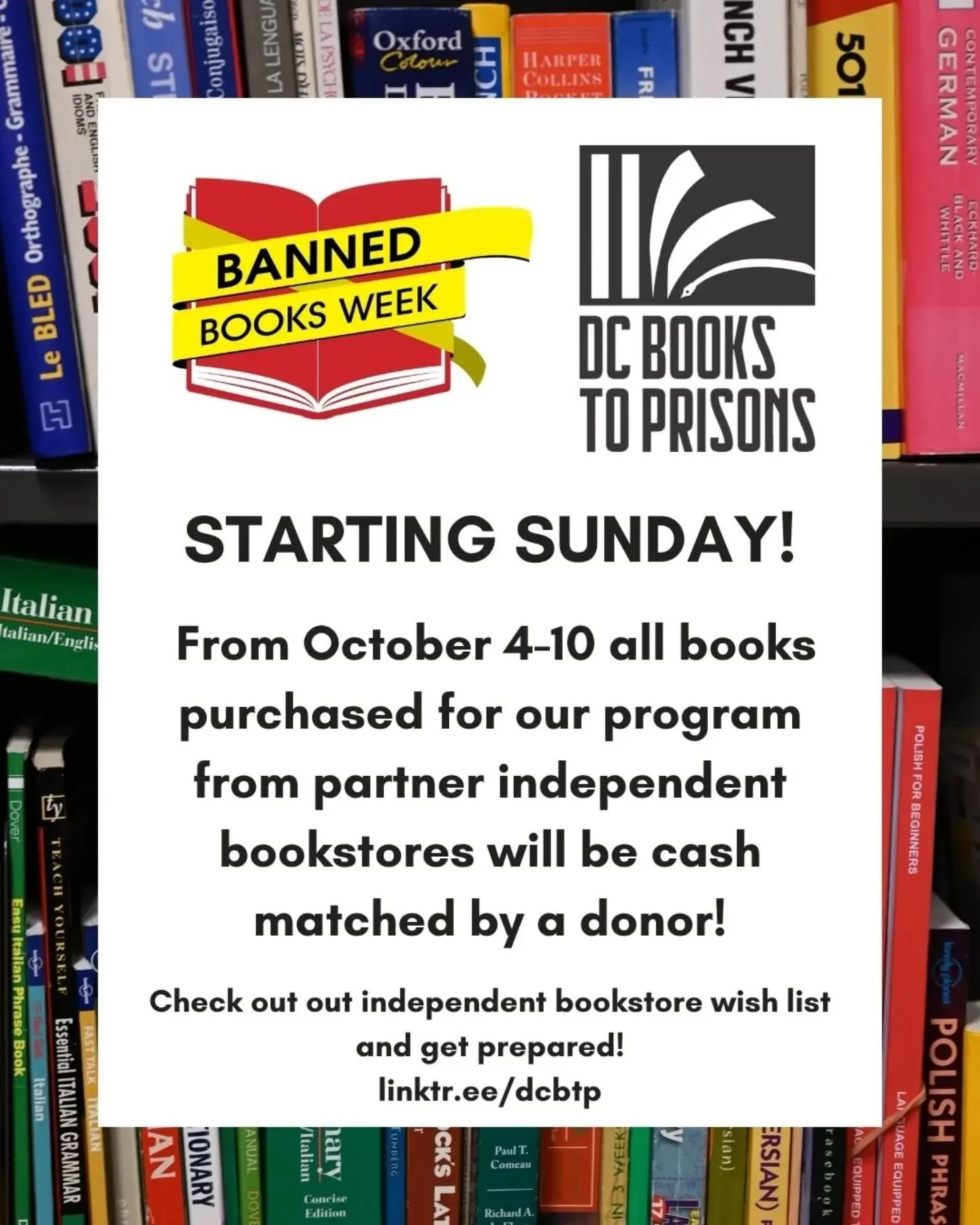 @banned_books_week begins Sunday, with the goal of bringing attention to the growing use of book bans in the US. The most restrictive book bans occur at prisons, where society&rsquo;s forgotten have been stashed and policies are implemented with no p
