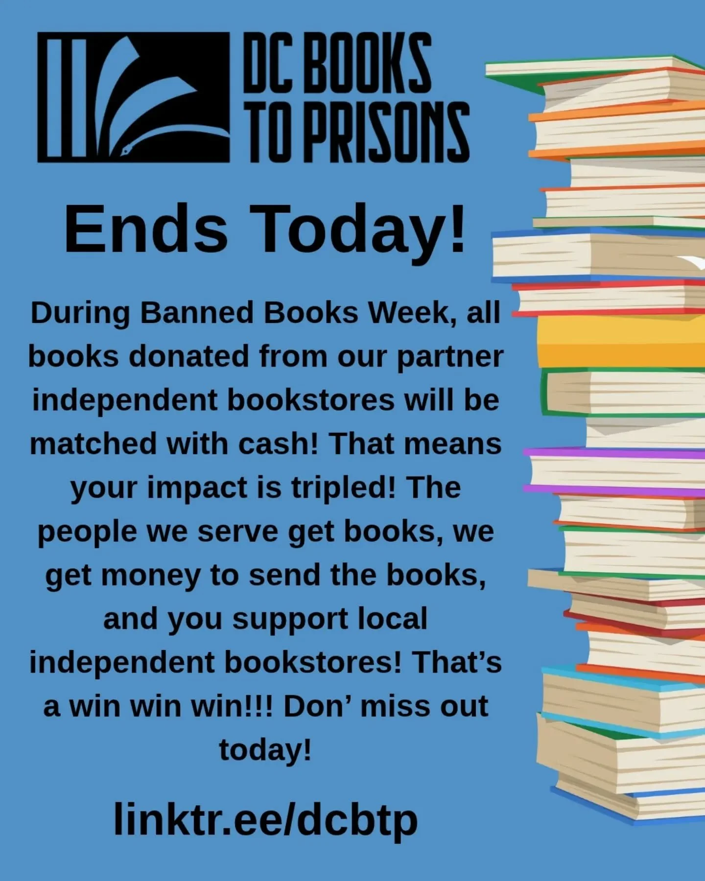 Prisons censor staggering numbers of books and other reading materials, not just for their content but for a stunning range of capricious reasons including the size of a book or the color of mailed wrapping paper. Today is the last day of our Banned 