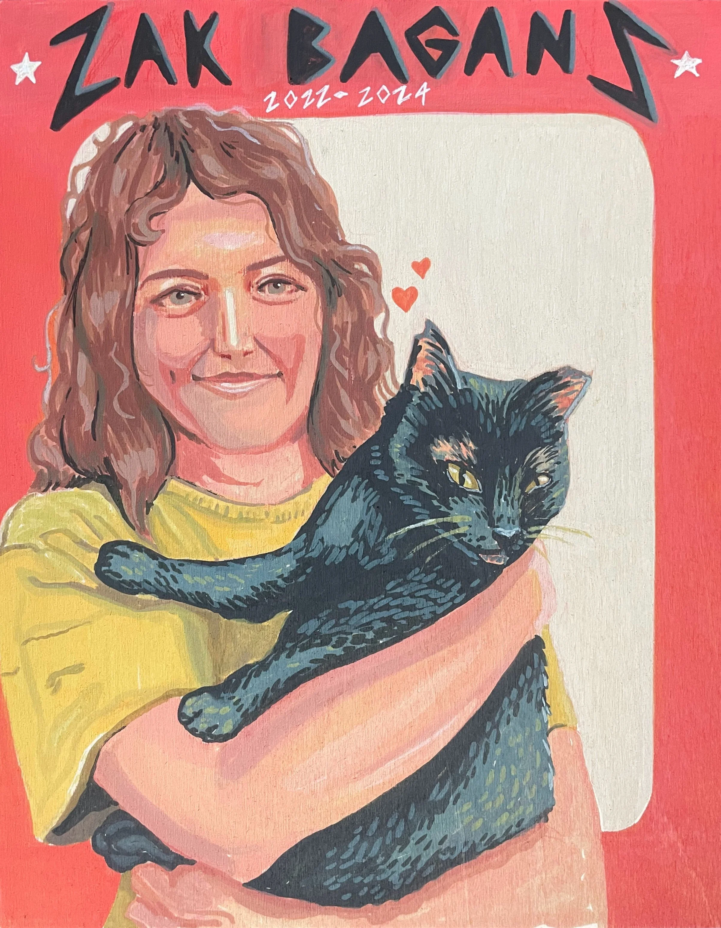 An acrylic painting done on 10x12 in. wood board.