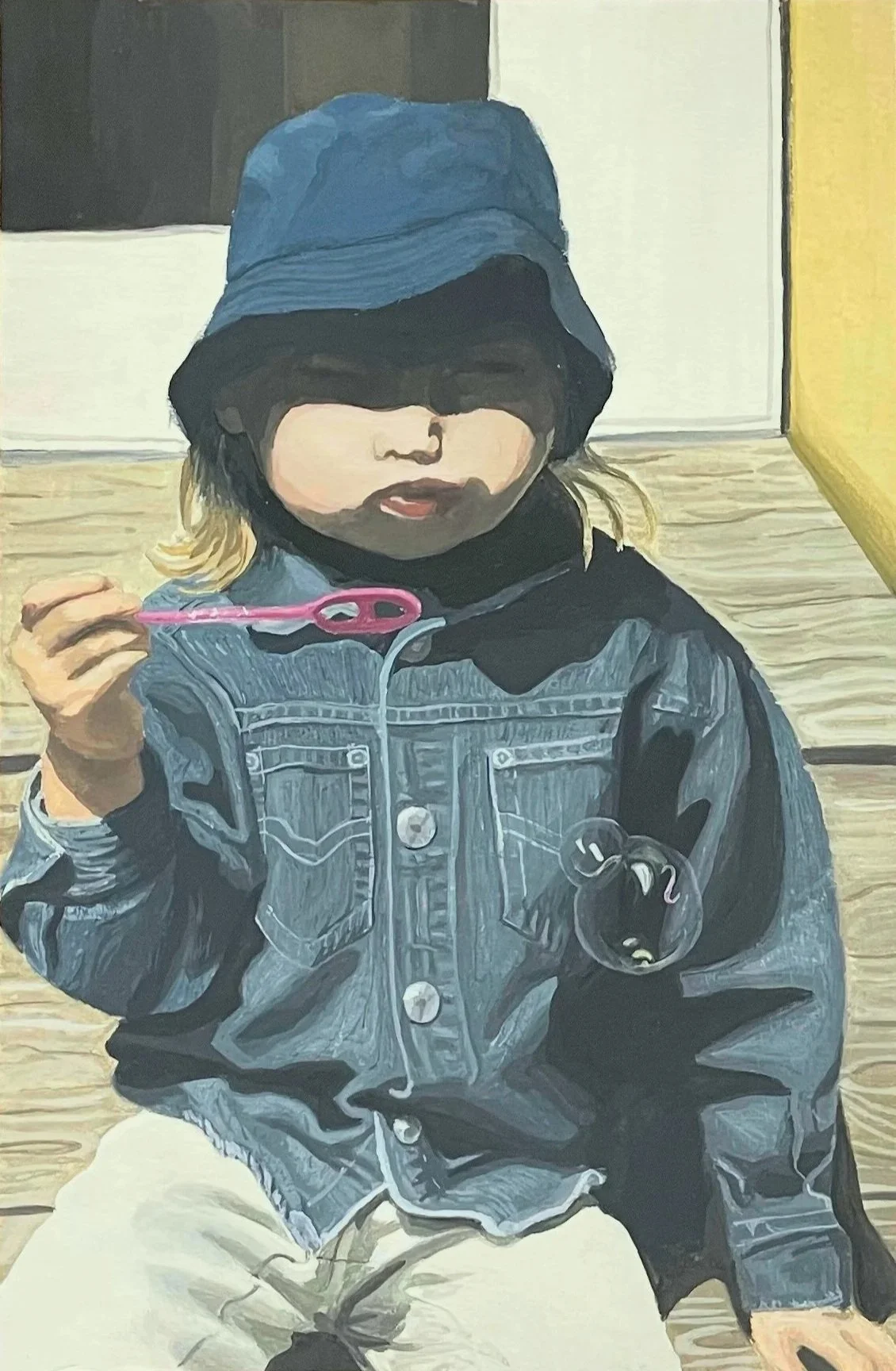 A gouache painting done on 6x8 in. paper.